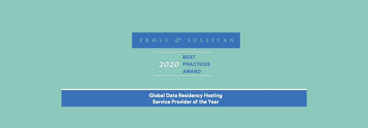 InCountry Named 2020 Global Data Residency Hosting Service Provider of the Year by Frost & Sullivan