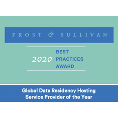 InCountry Named 2020 Global Data Residency Hosting Service Provider of the Year by Frost & Sullivan