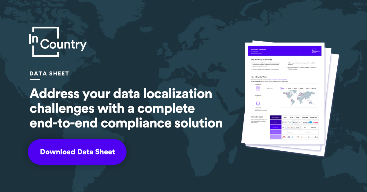 Data Localization Checklist
