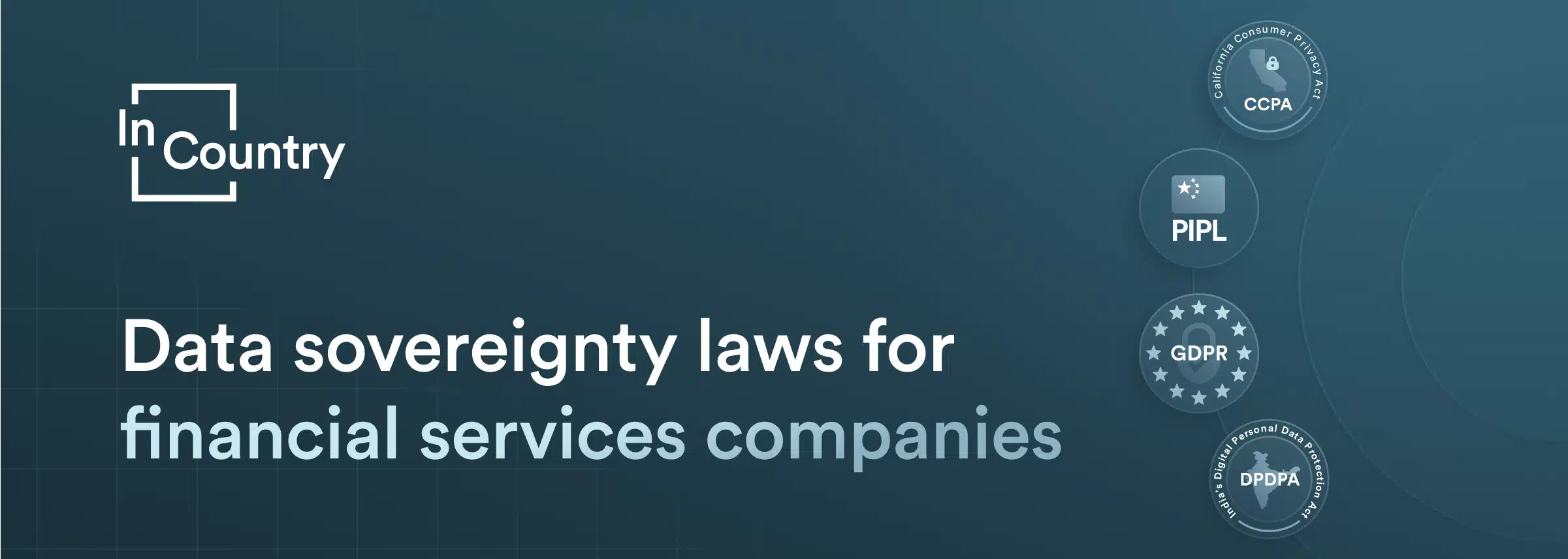 Data sovereignty laws for financial services companies