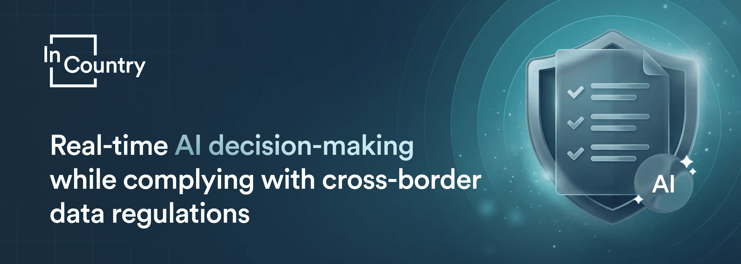 Real-time AI decision-making while complying with cross-border data regulations